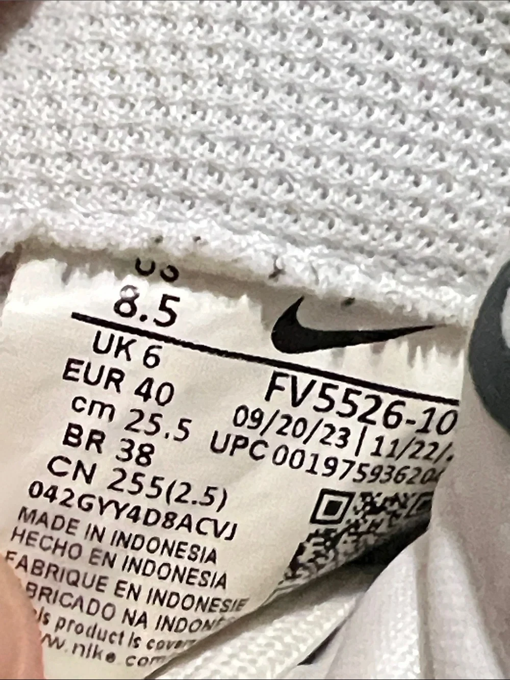 🔥🔥 NIKE Court Legacy Lift White Vintage Green Gum FV5526-100 Women Sz 8.5 - EUC
